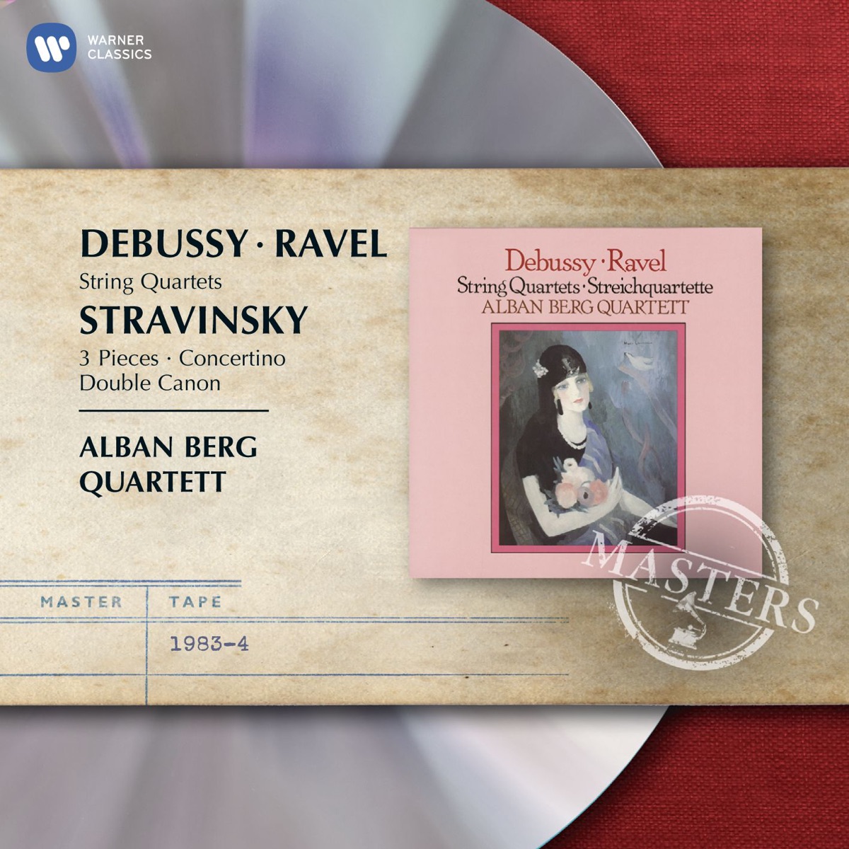 Ravel & Debussy: String Quartets & Stravinsky: 3 Pieces, Concertino & Double Canon by Alban Berg Quartett album cover