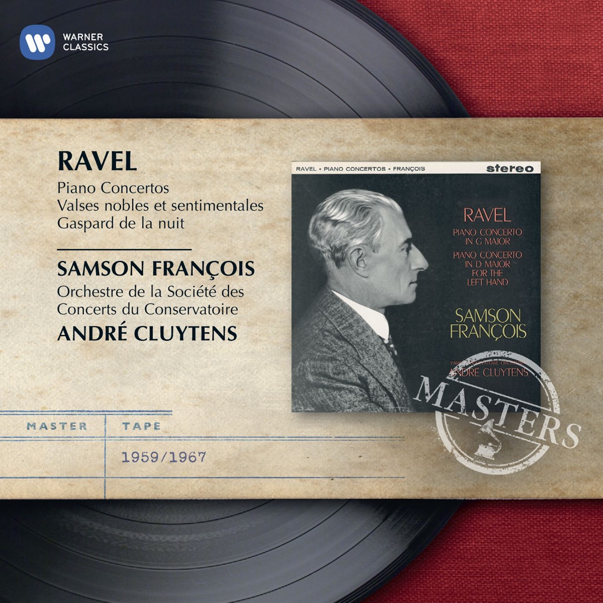 Ravel: Piano Concertos etc by Samson François album cover