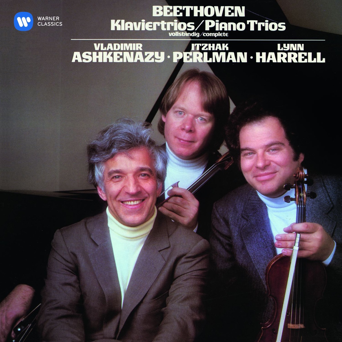 Beethoven: Complete Piano Trios by Itzhak Perlman, Lynn Harrell & Vladimir Ashkenazy album cover