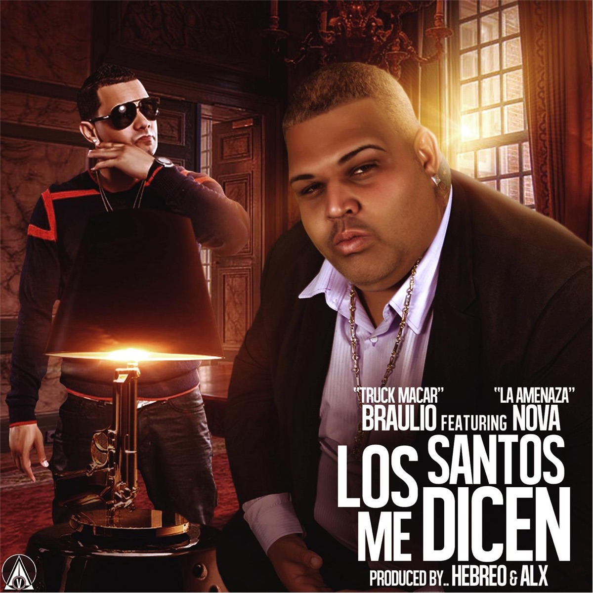 Los Santos Me Dicen (feat. Nova La Amenaza) - Single by Braulio Truckmacar album cover