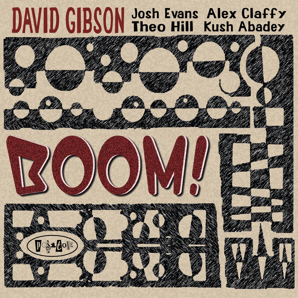 Boom! (feat. Josh Evans, Theo Hill, Alex Claffy & Kush Abadey) by David Gibson album cover