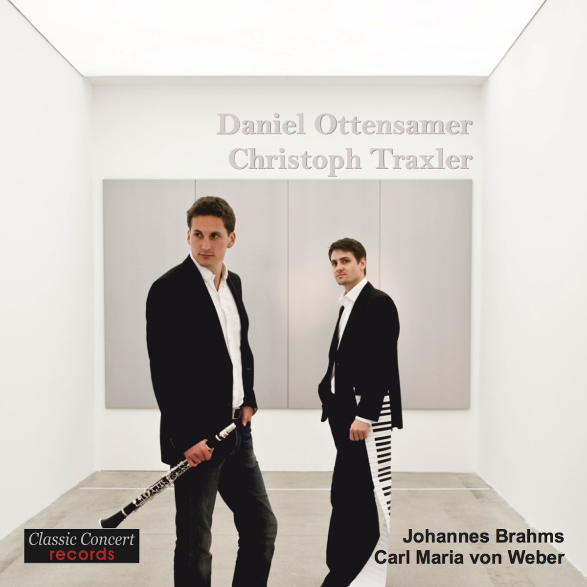 Carl Maria von Weber and Johannes Brahms - Works for Clarinet and Piano by Daniel Ottensamer & Christoph Traxler album cover