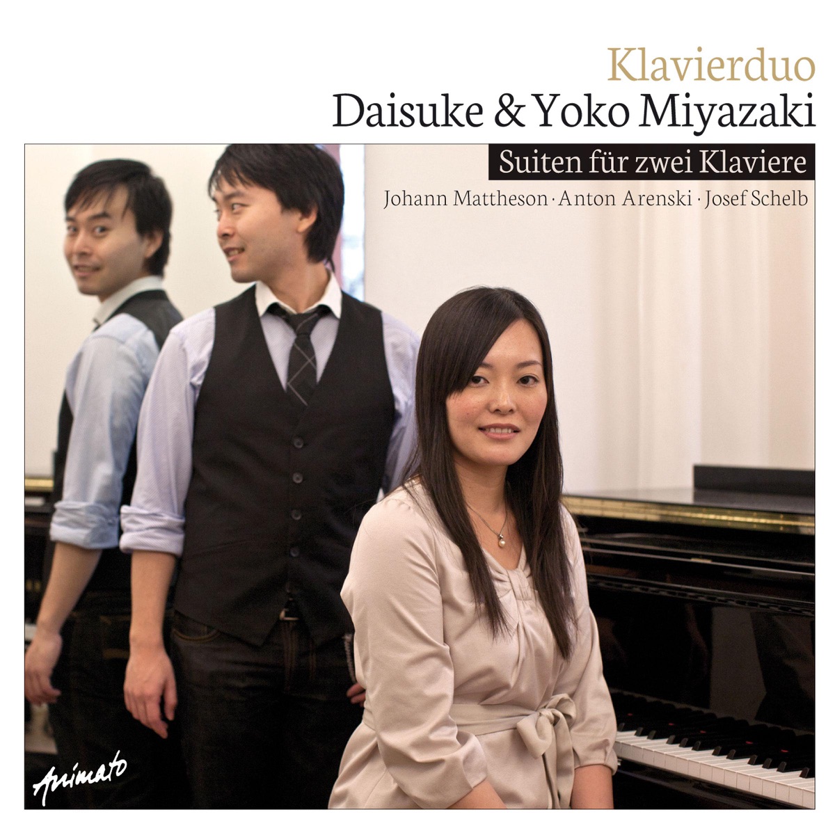 Suiten für zwei Klaviere by Daisuke Miyazaki & Yoko Miyazaki album cover