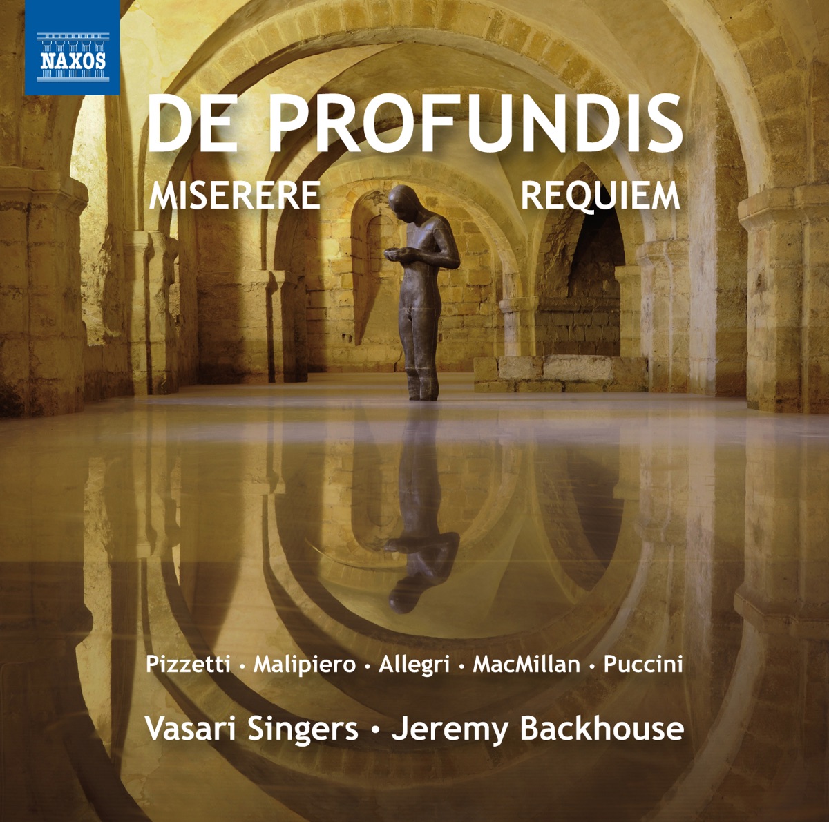 De profundis, Miserere & Requiem by Vasari Singers & Jeremy Backhouse album cover