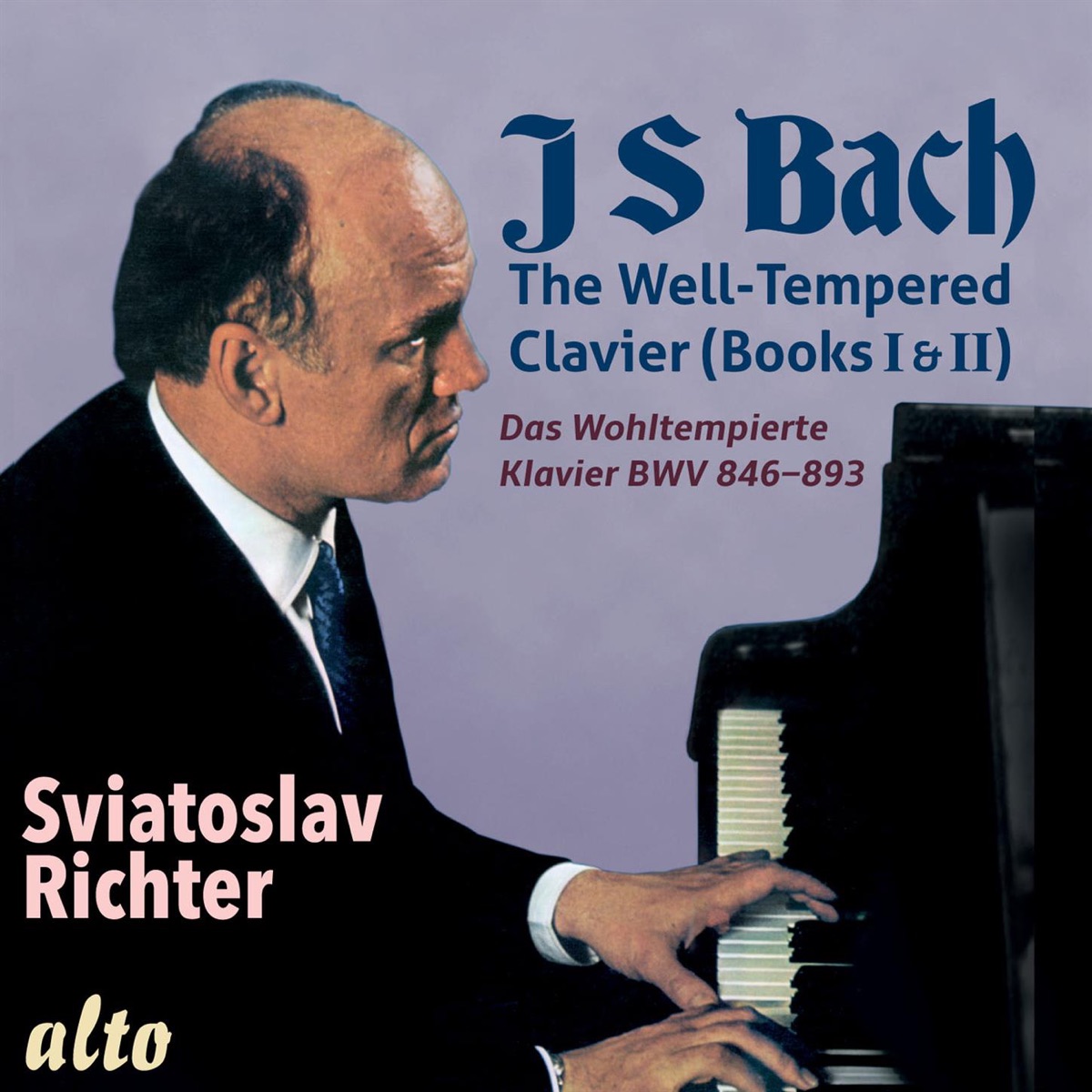 Bach: The Well Tempered Clavier (Books I & II) by Sviatoslav Richter album cover