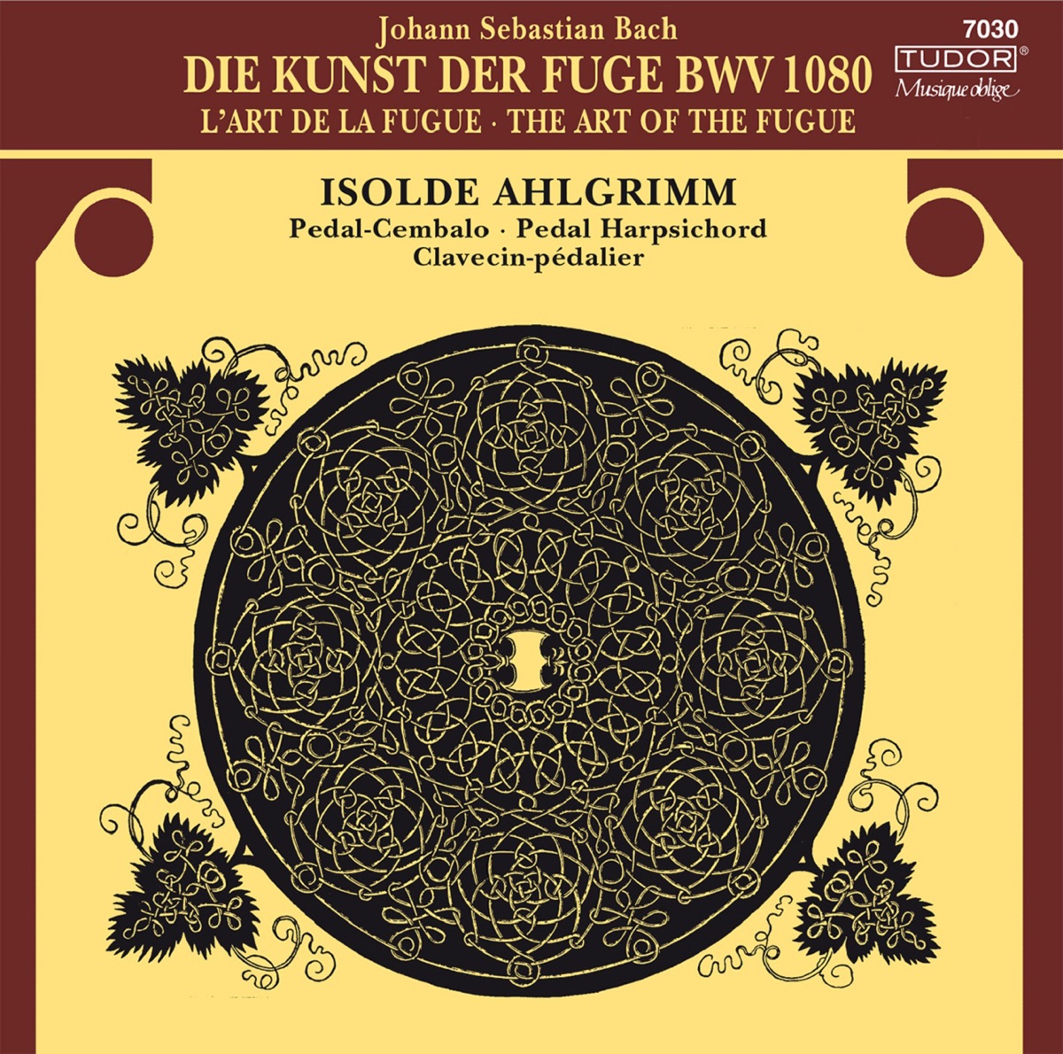 J.S. Bach: Die Kunst der Fuge, BWV 1080 by Isolde Ahlgrimm & Friedericke Resele album cover