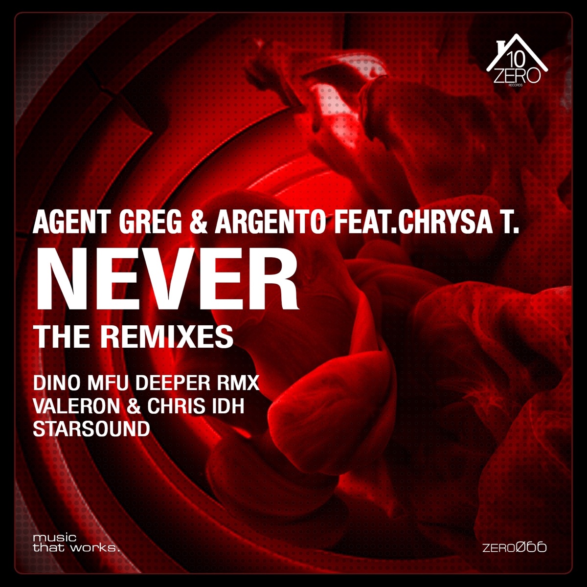 Never (feat. Chrysa T.) [The Remixes] - Single by Agent Greg & Argento album cover