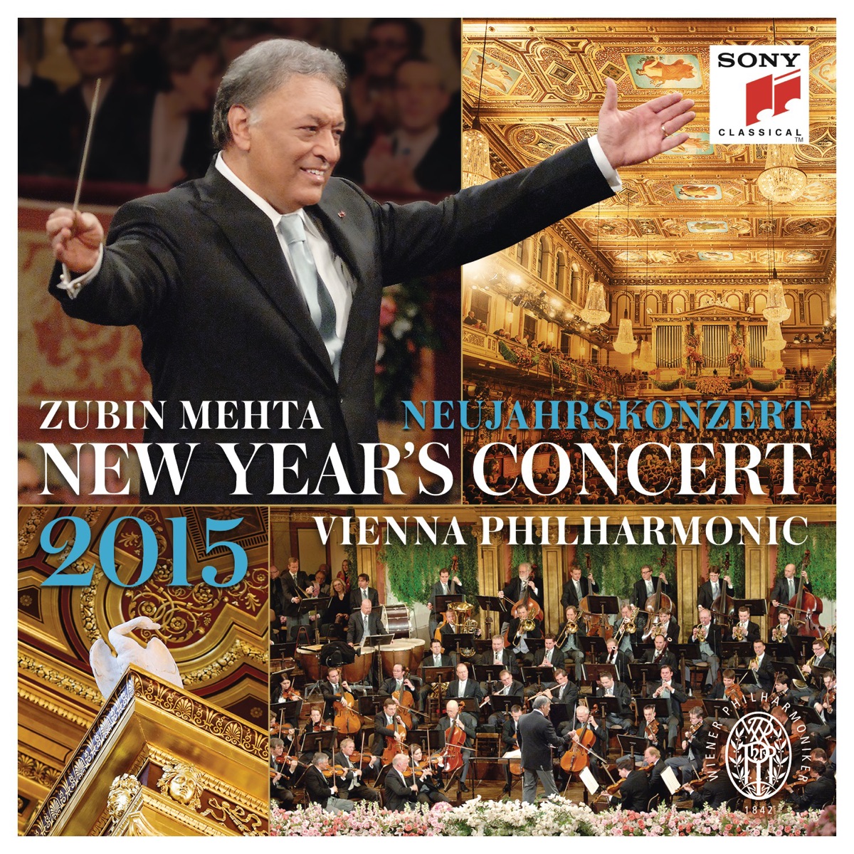 Neujahrskonzert / New Year's Concert 2015 (Live) by Zubin Mehta & Vienna Philharmonic album cover