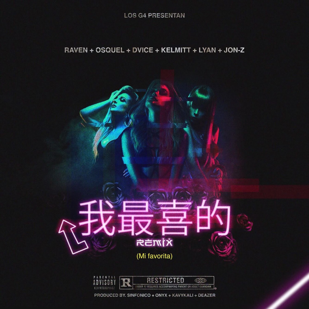 Mi Favorita (Remix) [feat. Kelmitt, Lyan, Jonz & DVICE] - Single by Sinfónico, Osquel & Raven album cover