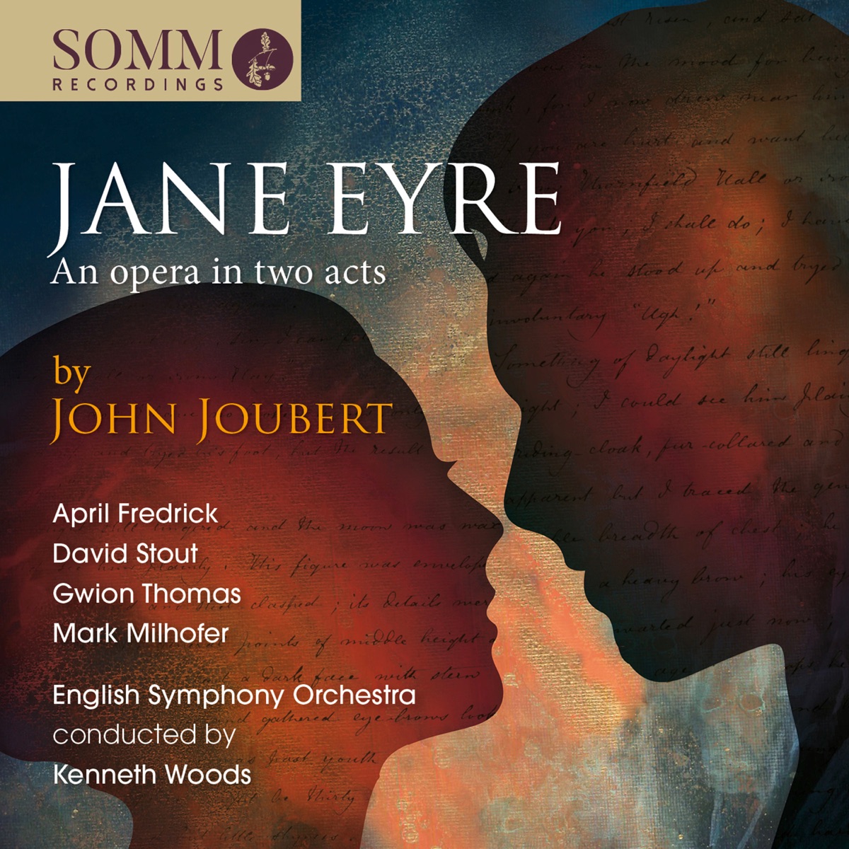 John Joubert: Jane Eyre (Live) by April Fredrick, David Stout, Gwion Thomas, Mark Milhofer, English Symphony Orchestra & Kenneth Woods album cover
