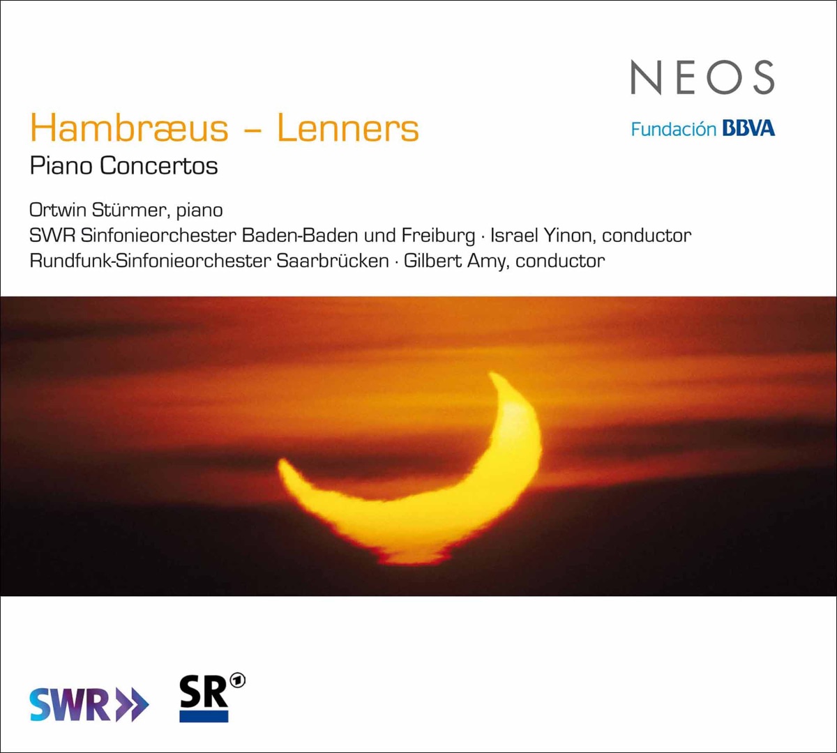 Hambræus & Lenners: Piano Concertos by Ortwin Sturmer album cover