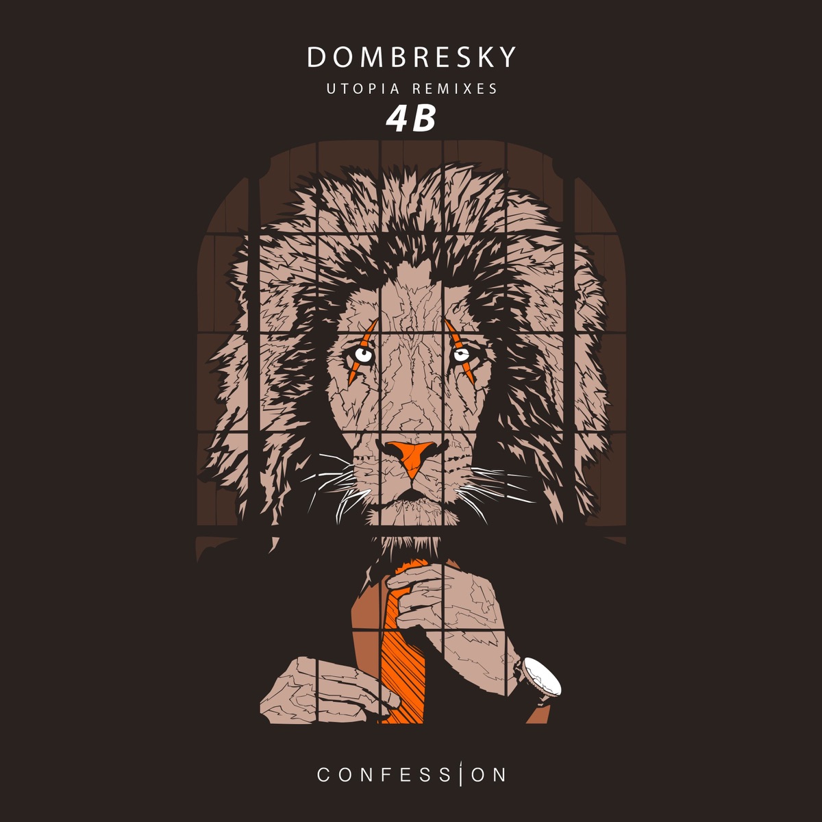 Utopia (4B Remix) - Single by Dombresky & 4B album cover