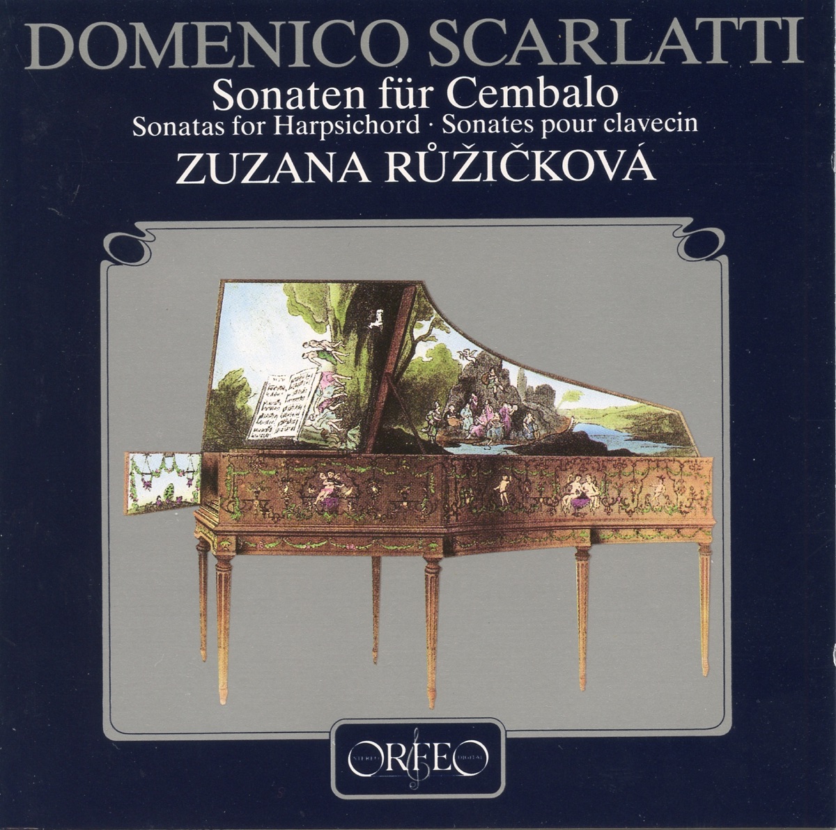 D. Scarlatti: Harpsichord Sonatas by Zuzana Růžičková album cover