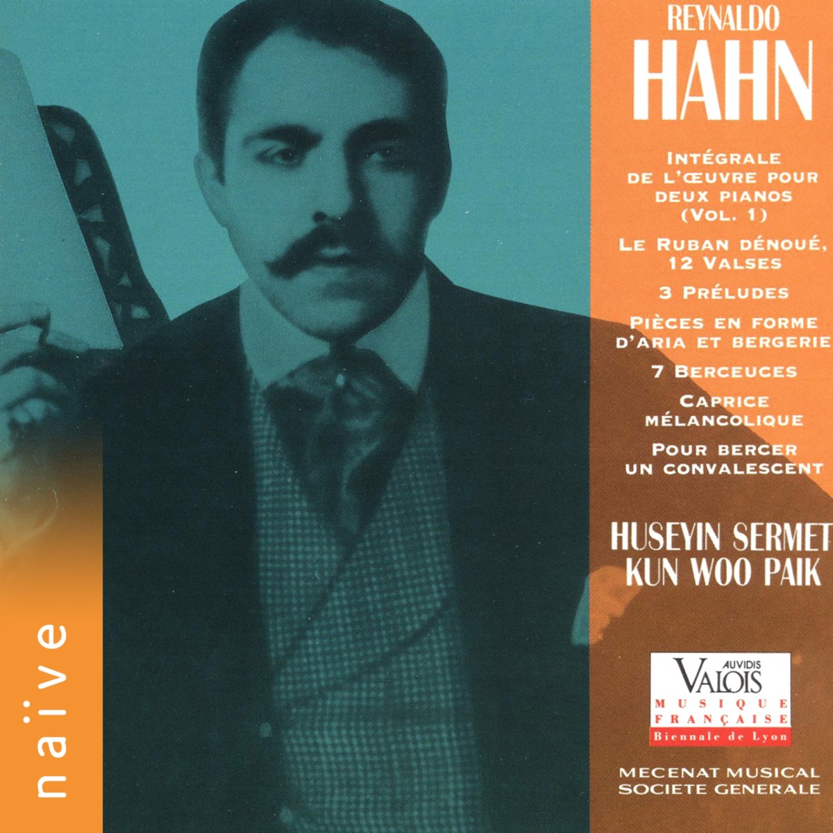 Hahn: Intégrale de l'œuvre pour deux pianos, Vol. 1 by Hüseyin Sermet & Kun-Woo Paik album cover