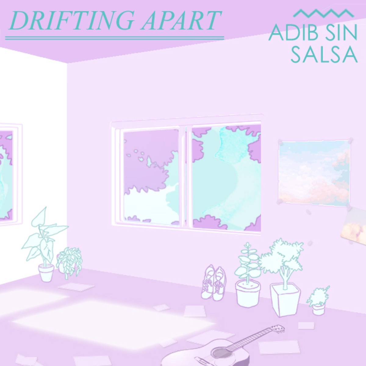 Drifting Apart (feat. Salsa) - Single by Adib Sin album cover