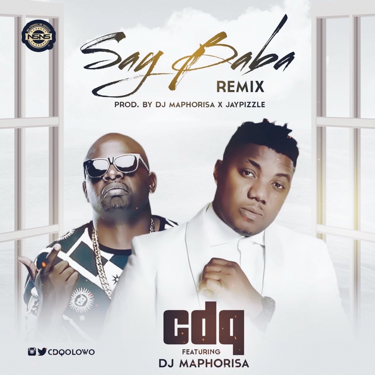Say Baba (Remix) [feat. DJ Maphorisa] - Single by CDQ album cover