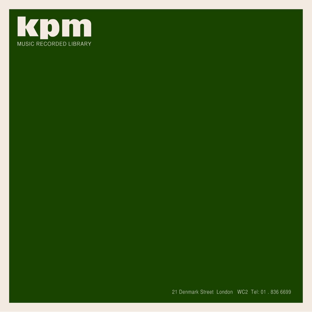 Kpm 1000 Series: Music Pictorial by James Clarke album cover