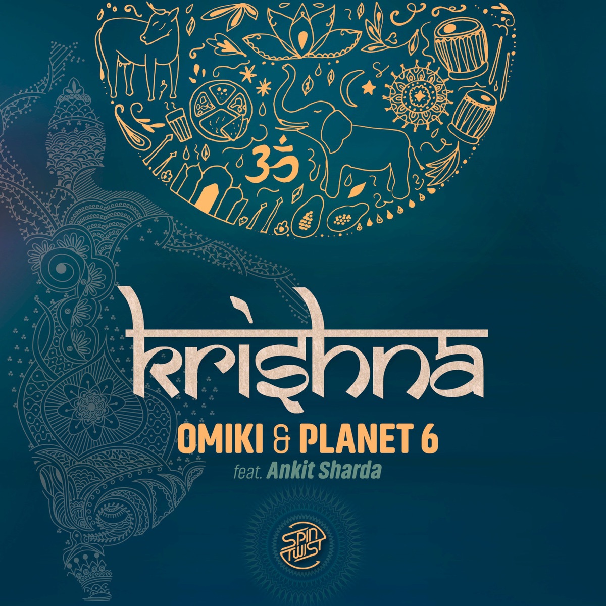 Krishna (feat. Ankit Sharda) - Single by Omiki, Planet 6 & Ankit Sharda album cover