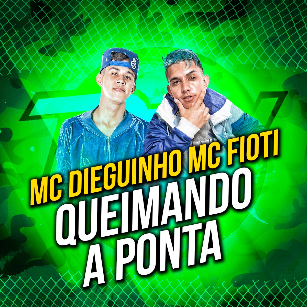 Queimando a Ponta - Single by MC Dieguinho & MC Fioti album cover