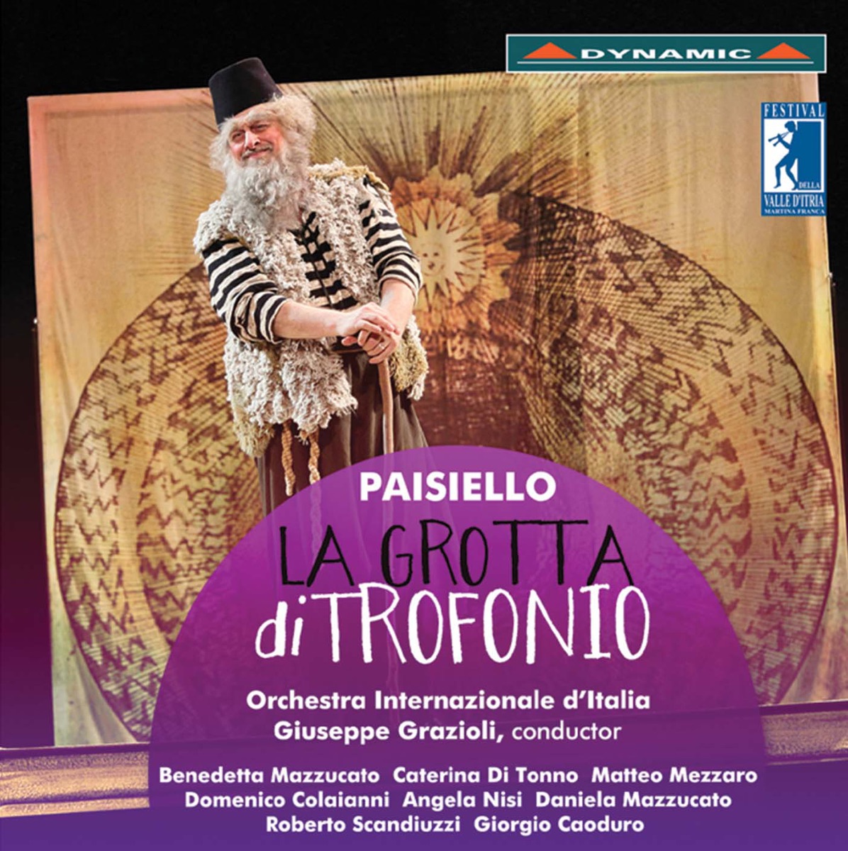 Paisiello: La grotta di Trofonio (Live) by Benedetta Mazzucato, Giuseppe Grazioli, Caterina Di Tonno, Matteo Mezzaro, Domenico Colaianni, Angela Nisi, Daniela Mazzucato, Roberto Scandiuzzi, Giorgio Caoduro & Orchestra Internazionale d'Italia album cover