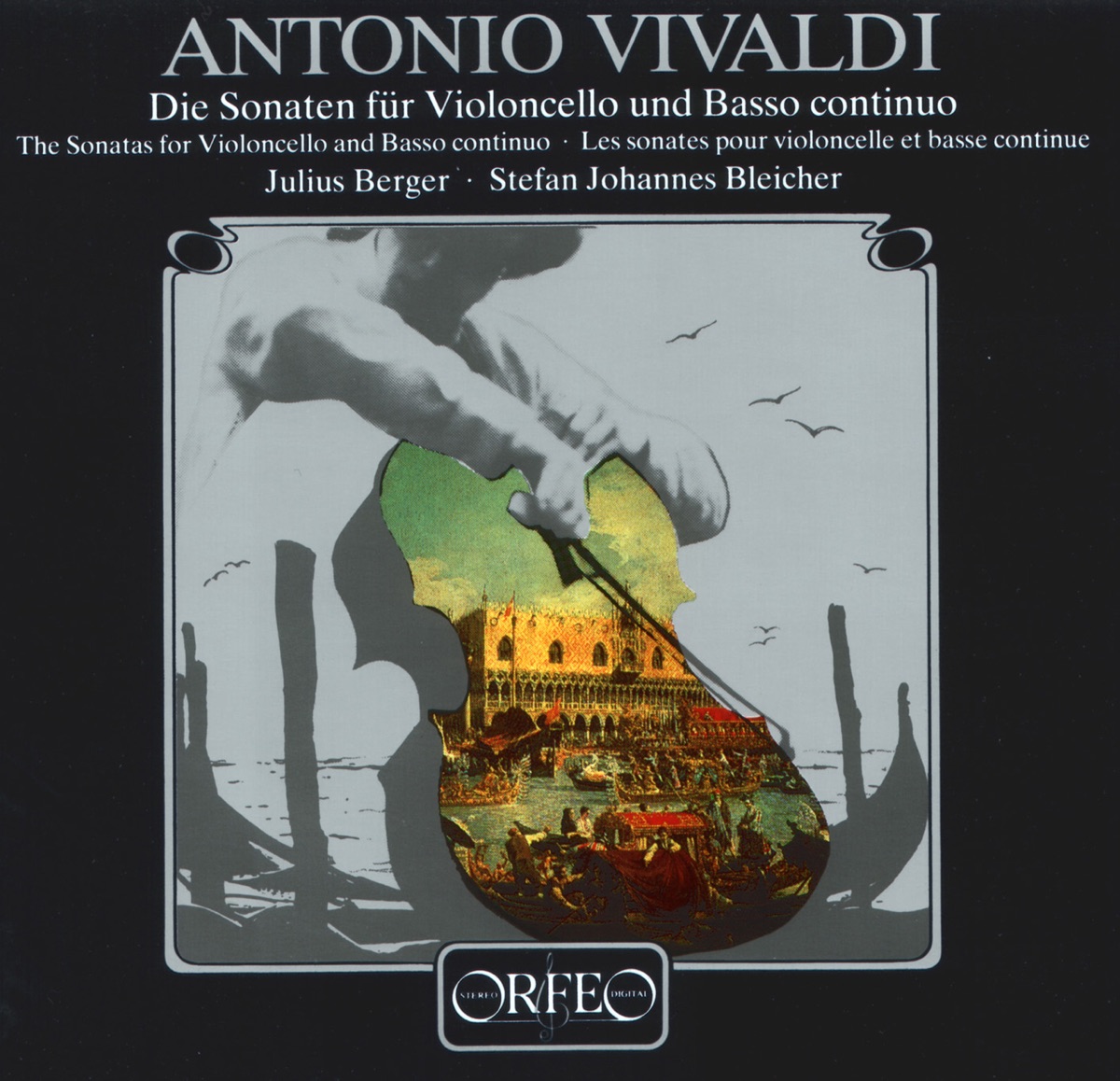 Vivaldi: Cello Sonatas by Julius Berger & Stefan Johannes Bleicher album cover
