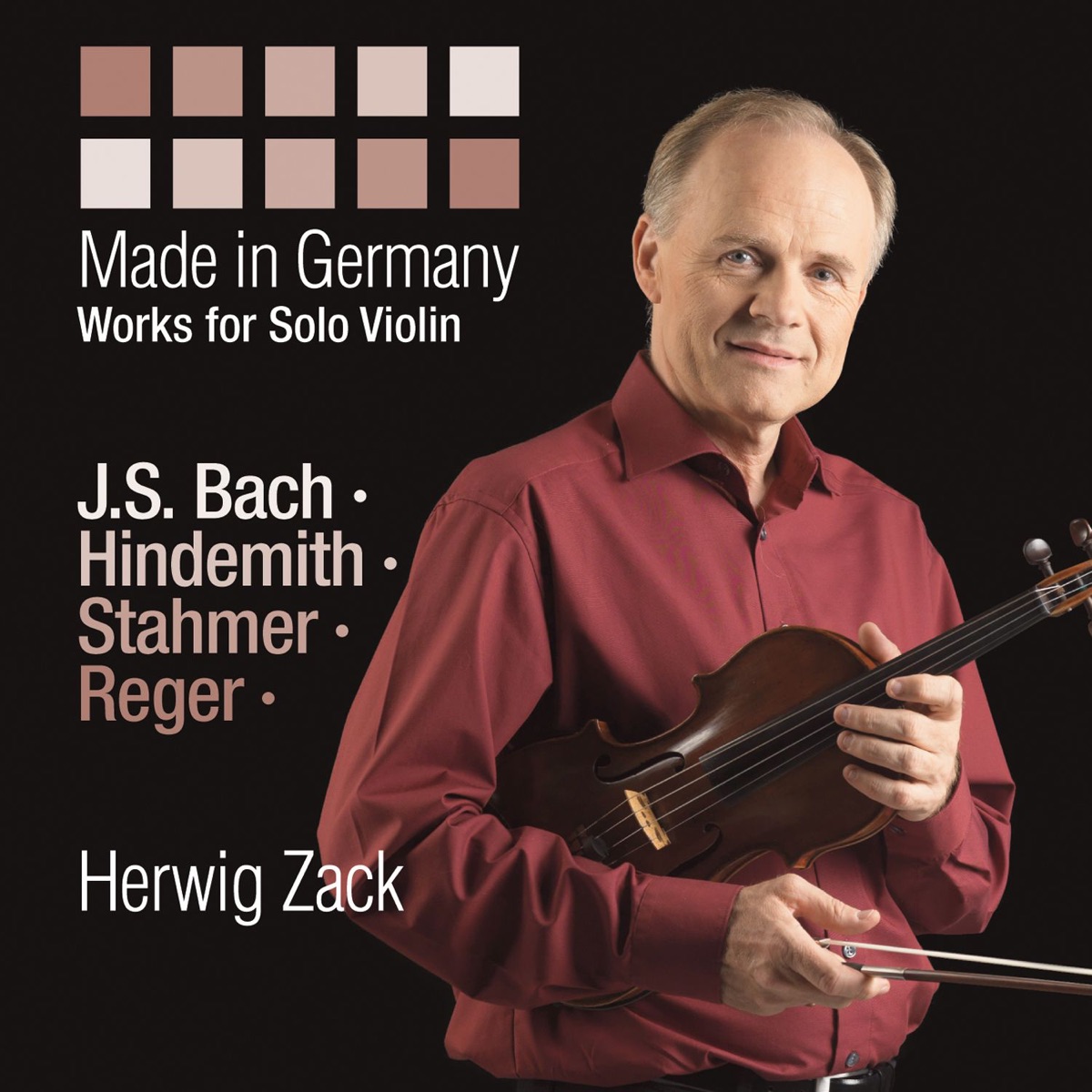 Made in Germany: Works for Solo Violin by Herwig Zack album cover
