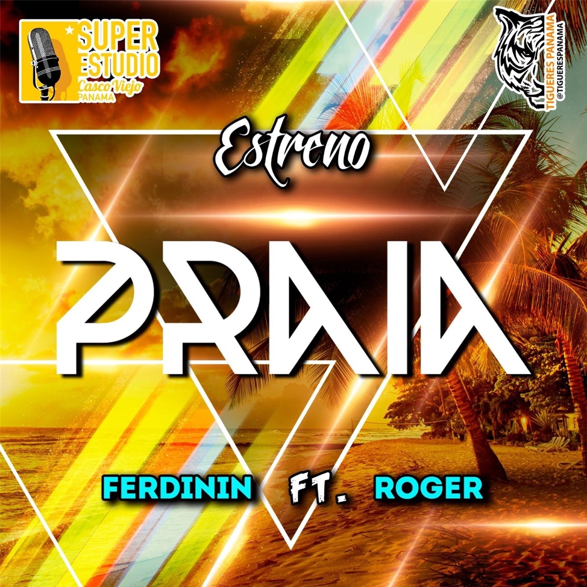 Praia (feat. Roger) - Single by Ferdinin album cover