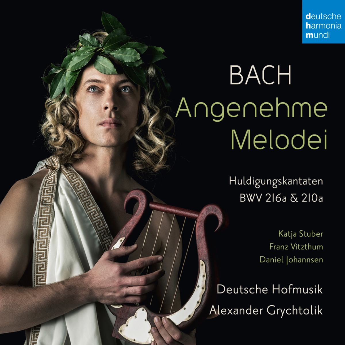 Bach: Angenehme Melodei (Huldigungskantaten, BWV 216a & 210a) by Alexander Grychtolik & Deutsche Hofmusik album cover