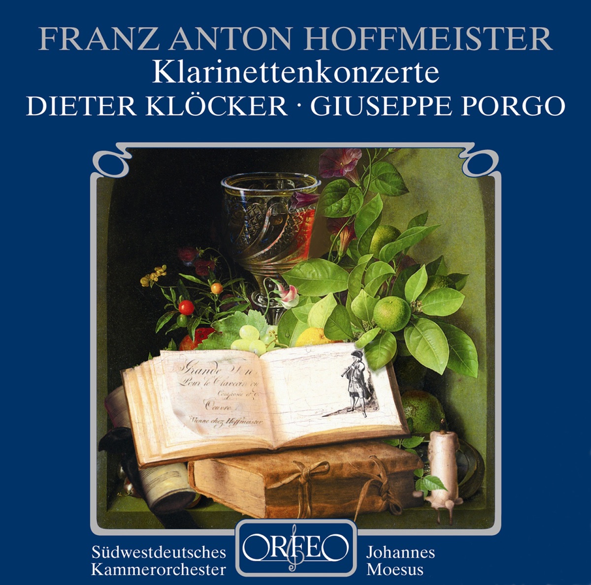 Hoffmeister: Clarinet Concerto in B-Flat Major & Sinfonia Concertante in E-Flat Major by Johannes Moesus album cover