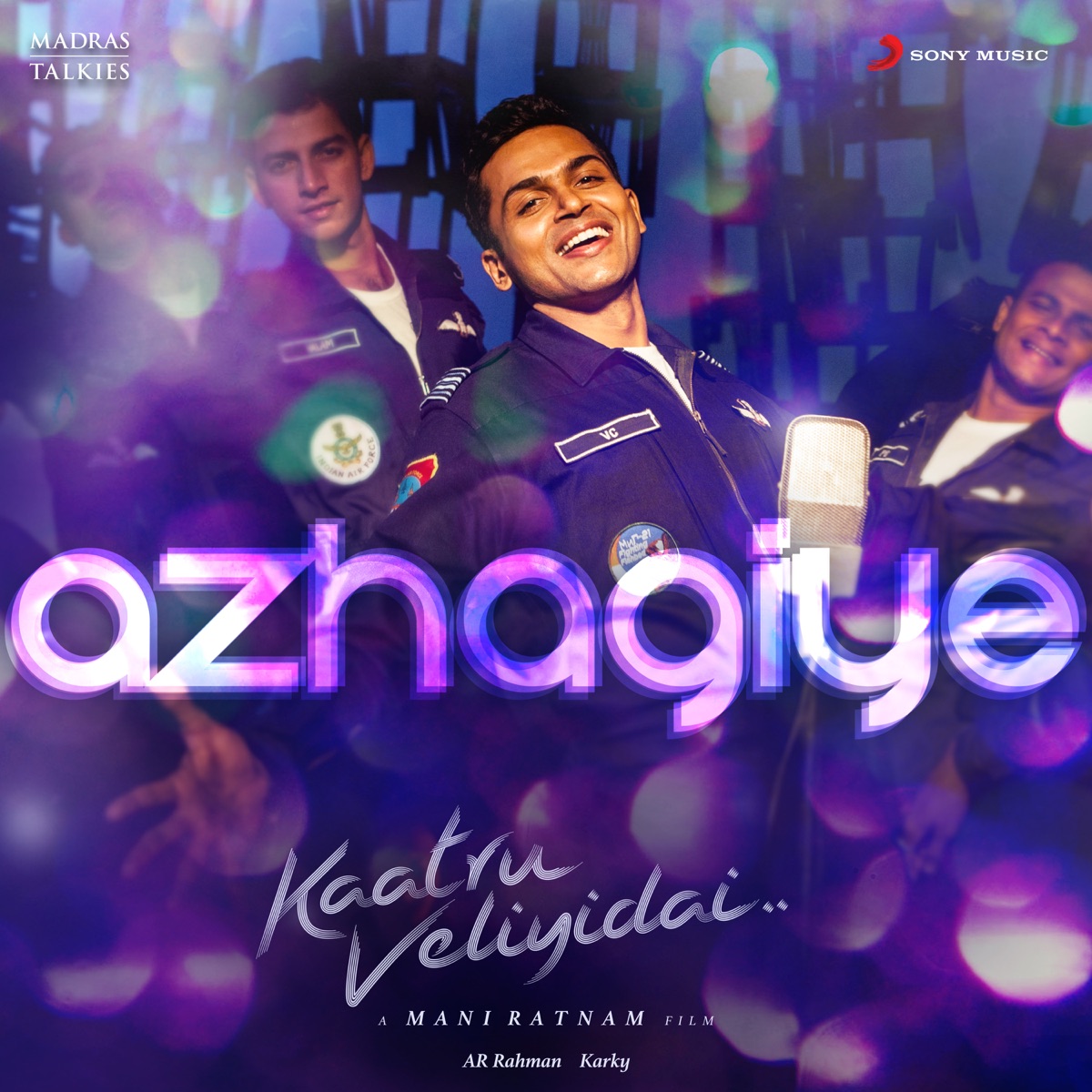 Azhagiye (From "Kaatru Veliyidai") - Single by A.R. Rahman, Arjun Chandy, Haricharan & Jonita Gandhi album cover