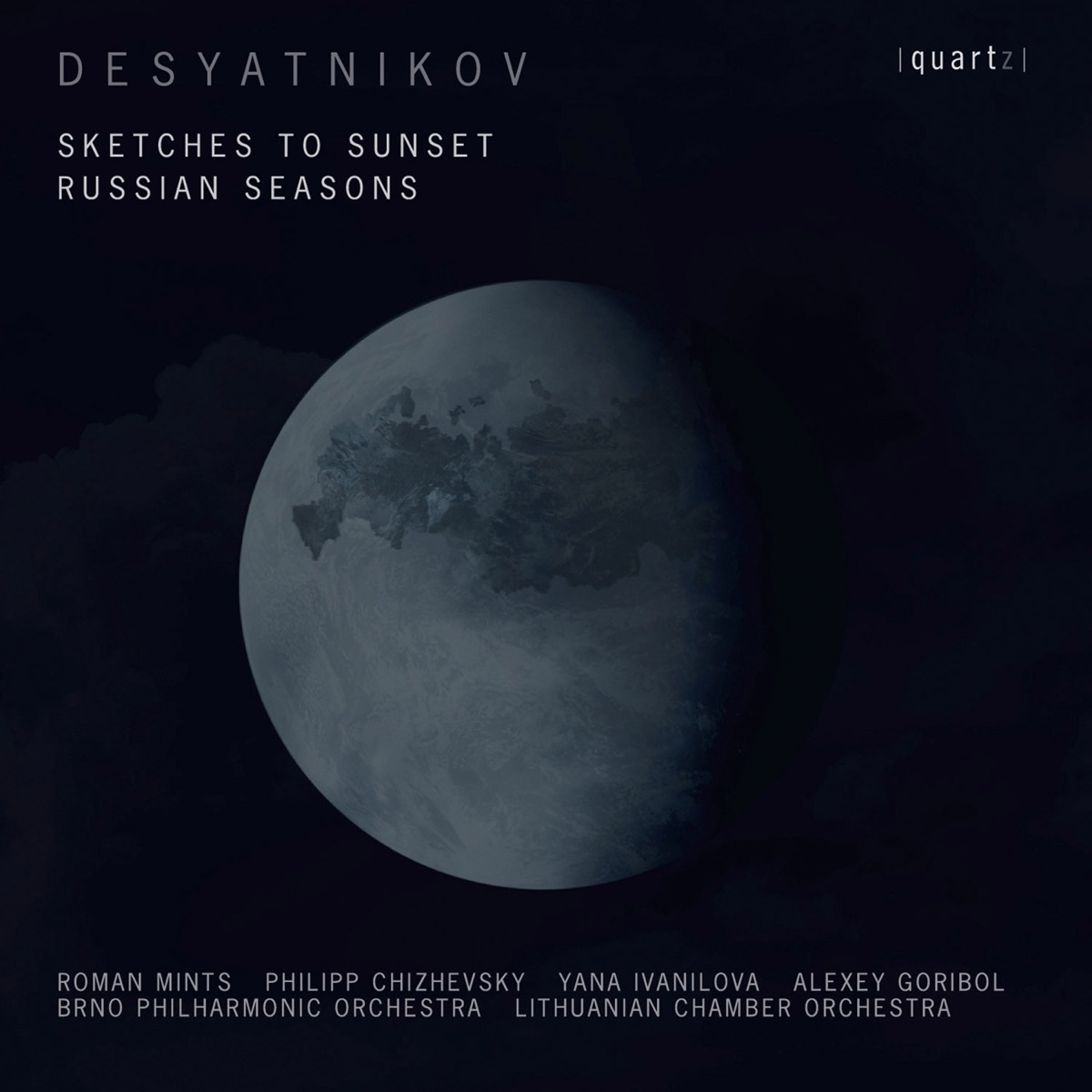 Desyatnikov: Sketches to Sunset & Russian Seasons by Filharmonie Brno, Lithuanian Chamber Orchestra & Philipp Chizhevsky album cover