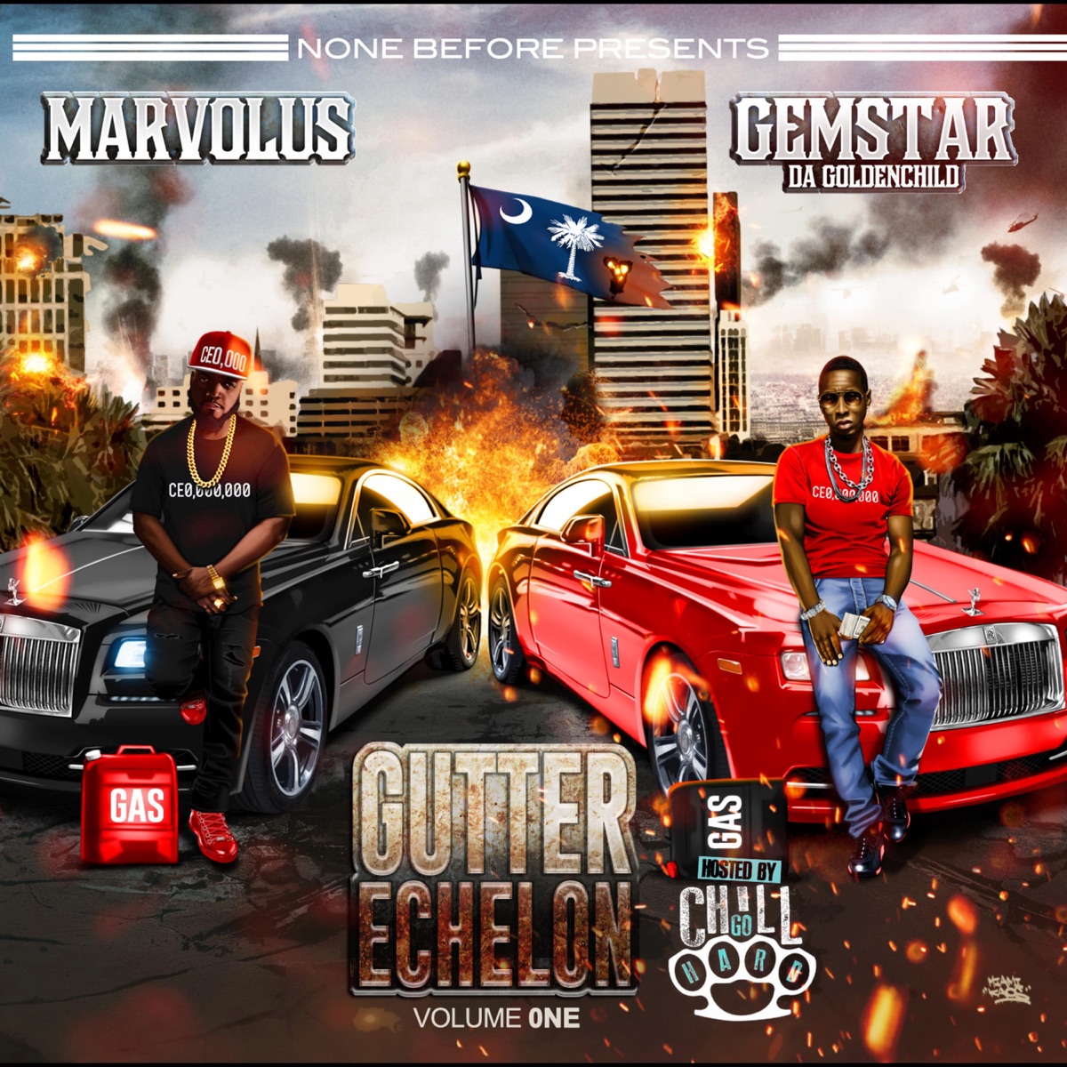 Gutter Echelon by Marvolus & Gemstar Da Goldenchild album cover