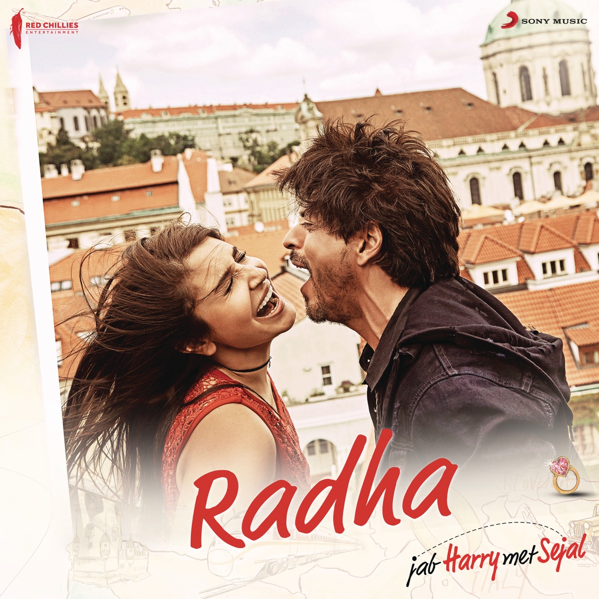 Radha (From "Jab Harry Met Sejal") - Single by Pritam, Shahid Mallya & Sunidhi Chauhan album cover