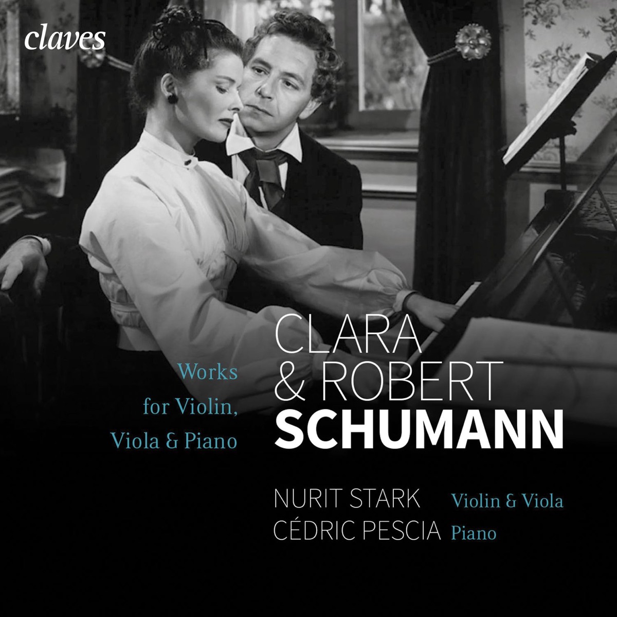 Schumann: Works for Violon / Viola & Piano by Nurit Stark & Cédric Pescia album cover