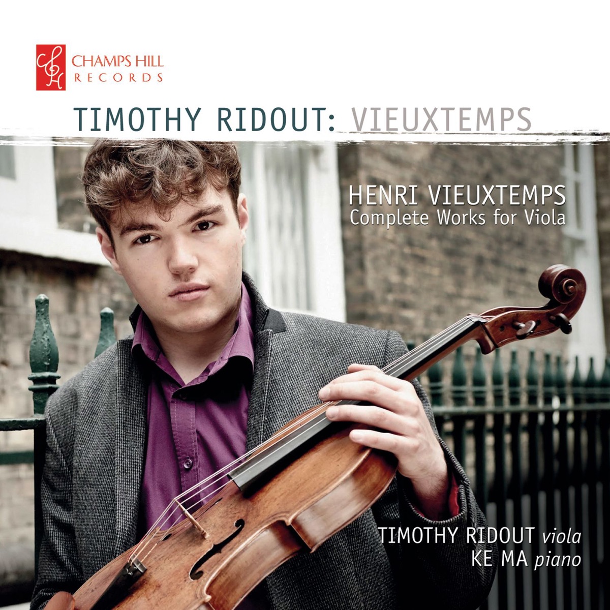 Vieuxtemps: Complete Works for Viola by Timothy Ridout & Ke Ma album cover