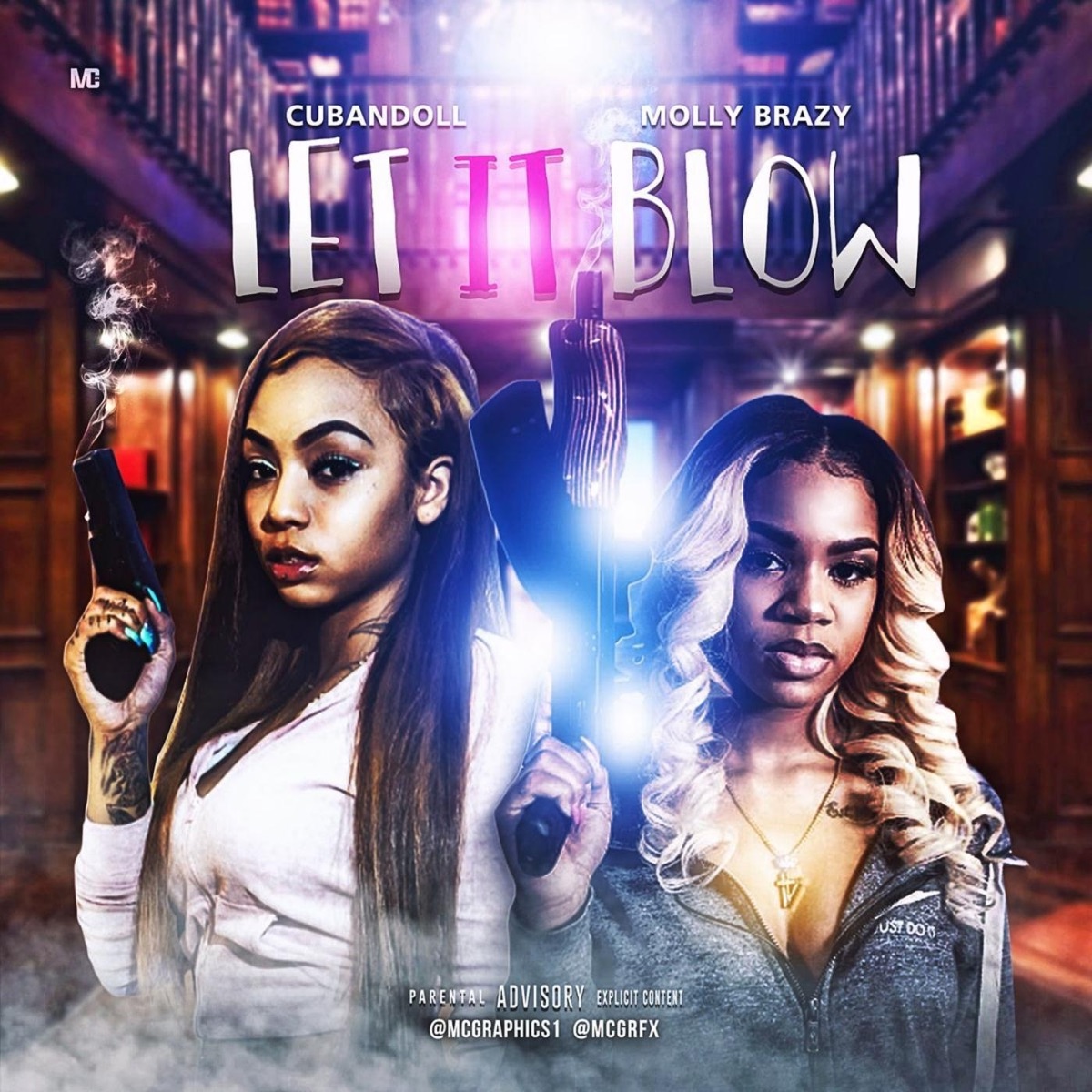Let It Blow (feat. Molly Brazy) - Single by Cuban Doll album cover