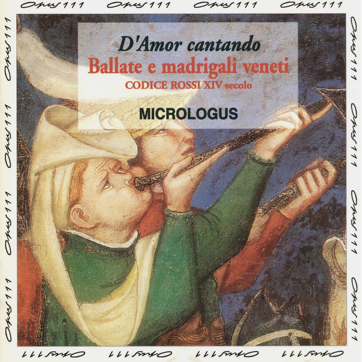 D'amor cantando by Micrologus album cover