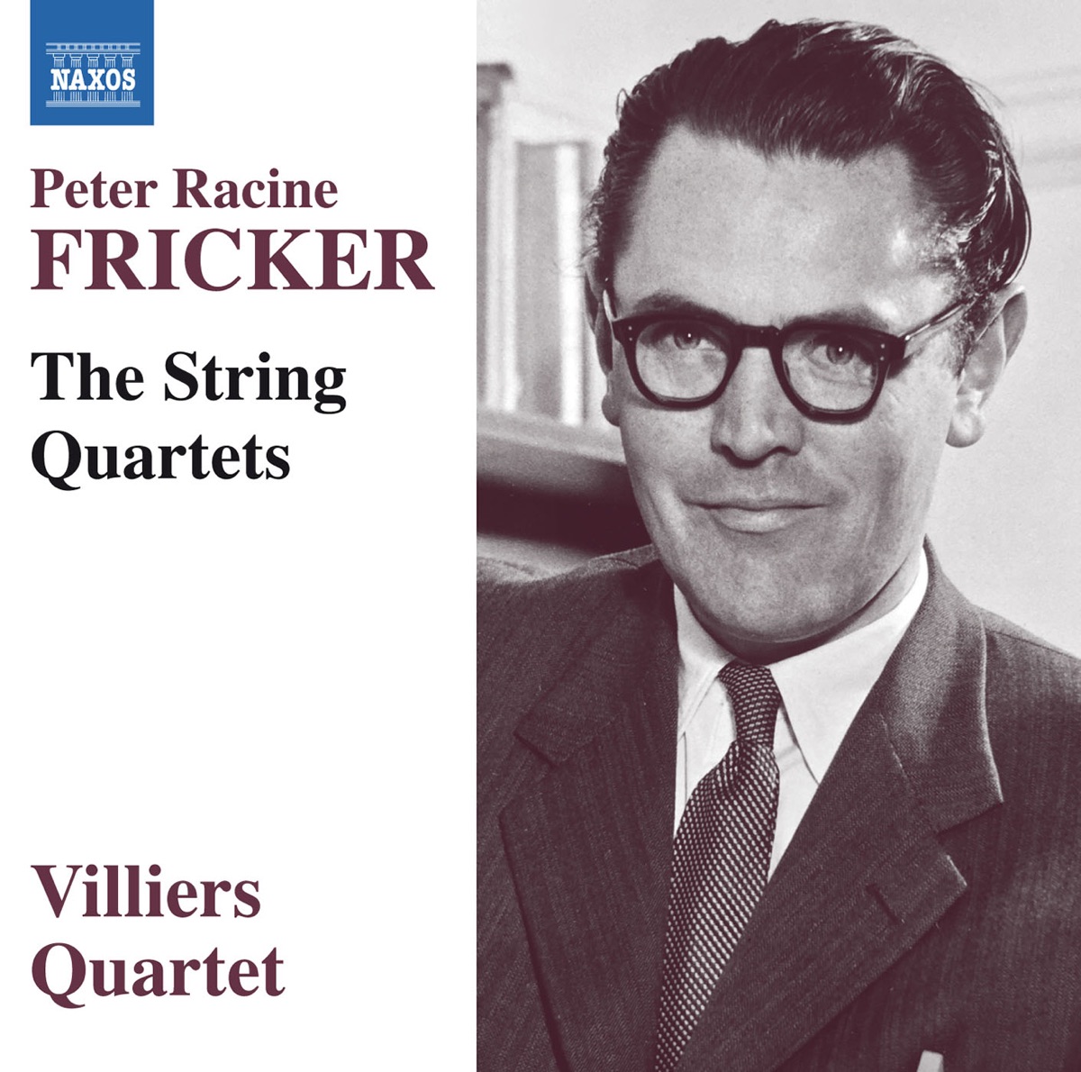Fricker: The String Quartets by Villiers Quartet album cover