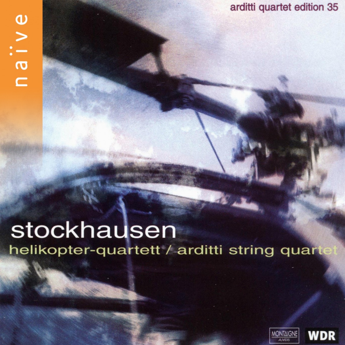 Stockhausen: Helikopter-Streichquartett by Arditti String Quartet album cover
