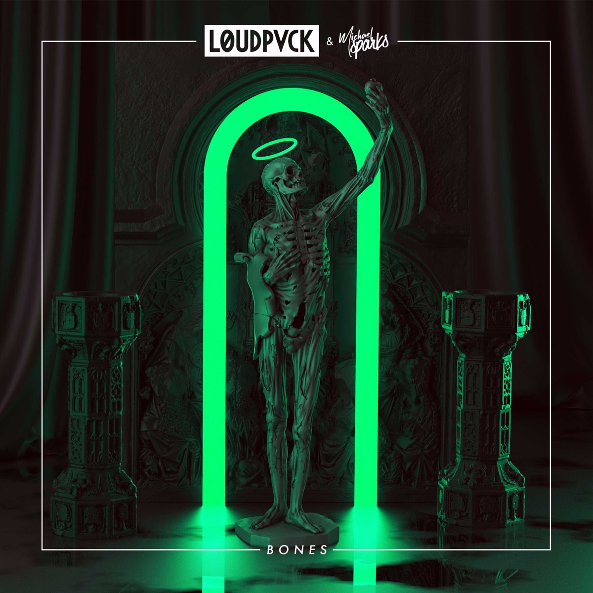Bones - Single by LOUDPVCK & Michael Sparks album cover