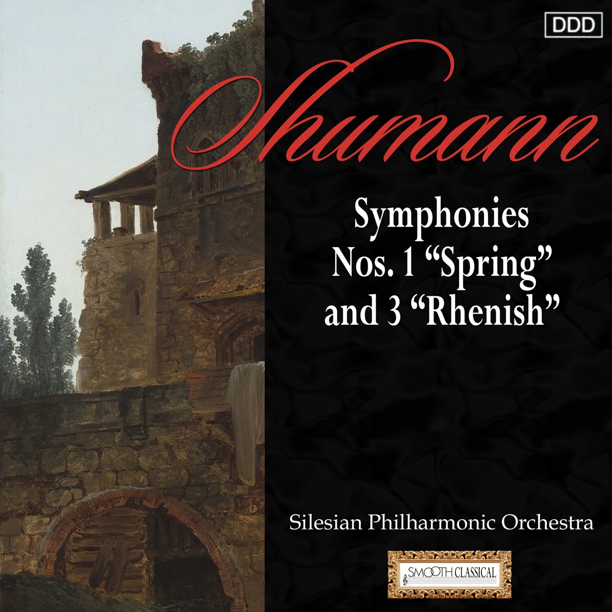 Schumann: Symphonies Nos. 1 "Spring" and 3 "Rhenish" by Silesian Philharmonic Orchestra & Karol Stryja album cover