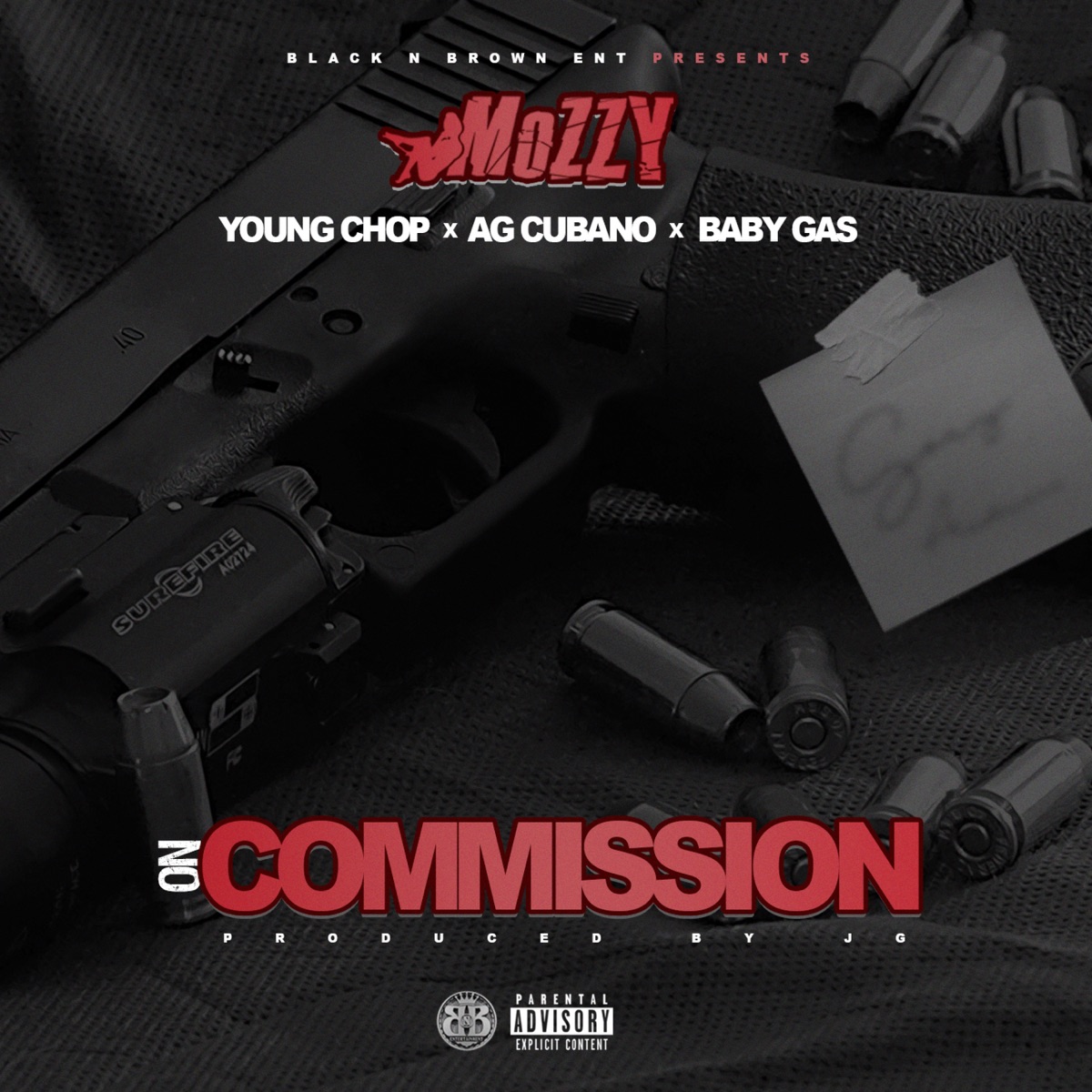 On Commission (feat. Young Chop, AG Cubano & Baby Gas) - Single by Mozzy album cover artwork