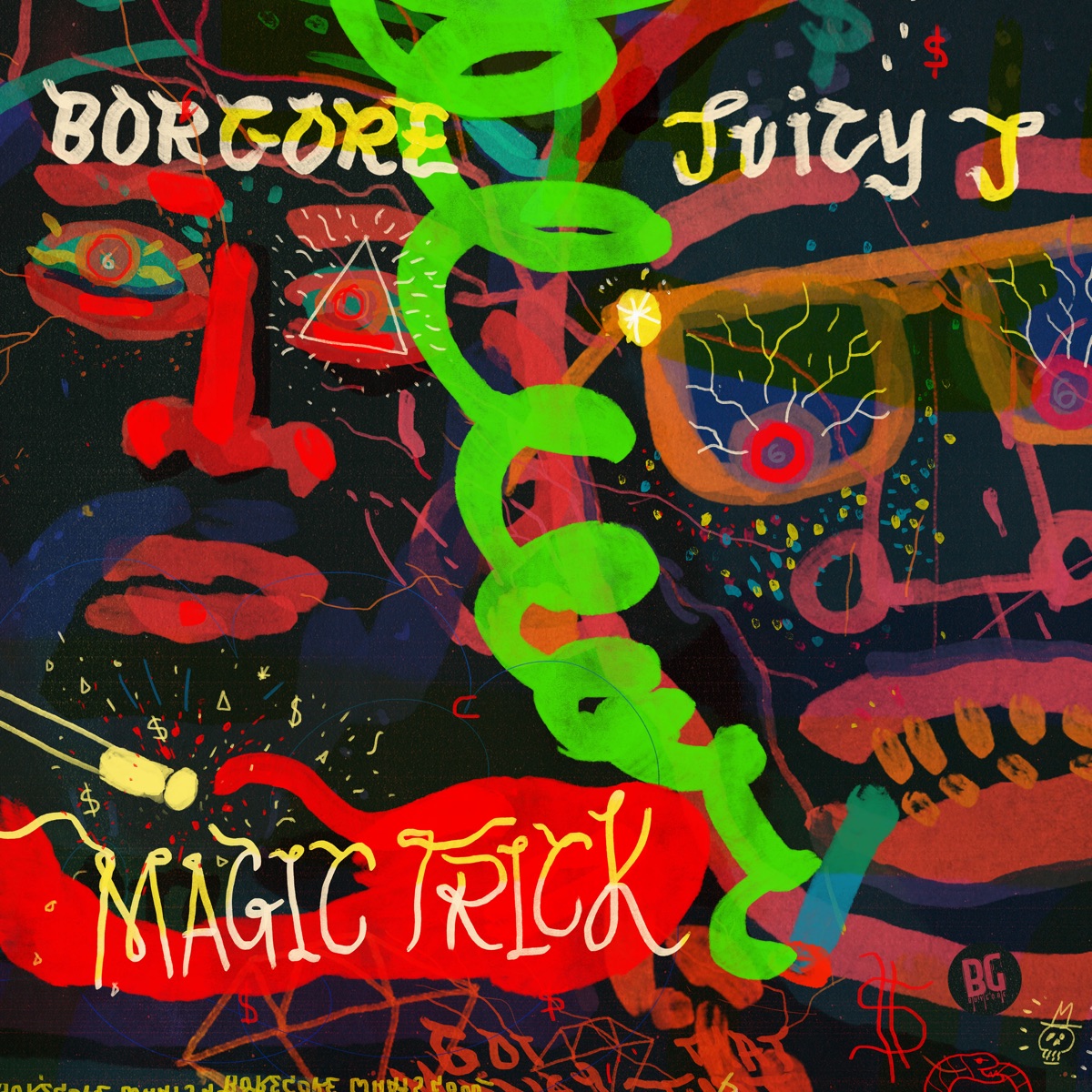 Magic Trick (feat. Juicy J) - Single by Borgore album cover