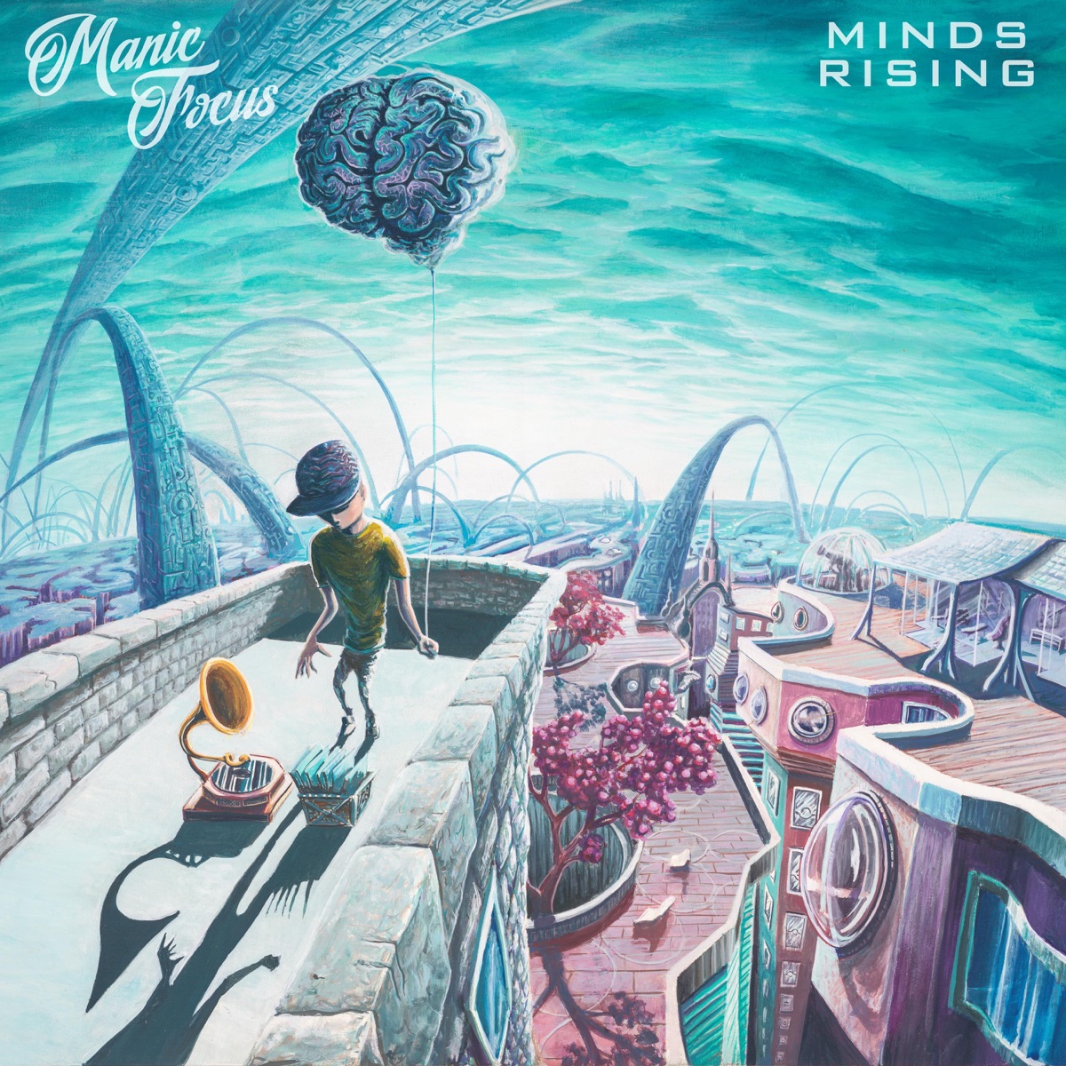 Minds Rising by Manic Focus album cover