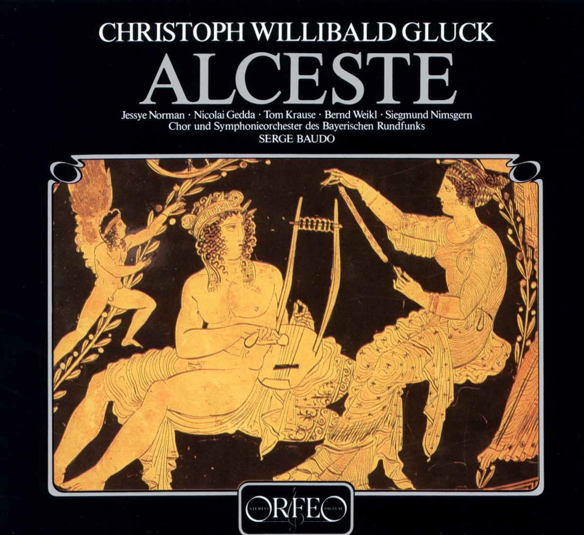 Gluck: Alceste (Sung in French) by Roland Bracht, Bavarian Radio Symphony Orchestra, Bavarian Radio Chorus, Robert Gambill, Nicolai Gedda, Tom Krause, Peter Lika, Siegmund Nimsgern, Jessye Norman, Bernd Weikl & Serge Baudo album cover