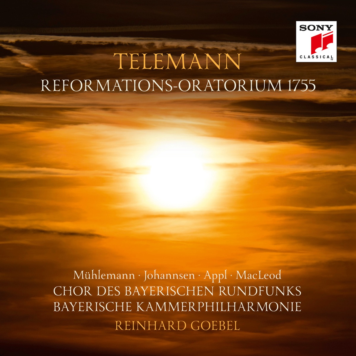 Telemann: Reformations-Oratorium 1755 by Bayerische Kammerphilharmonie album cover