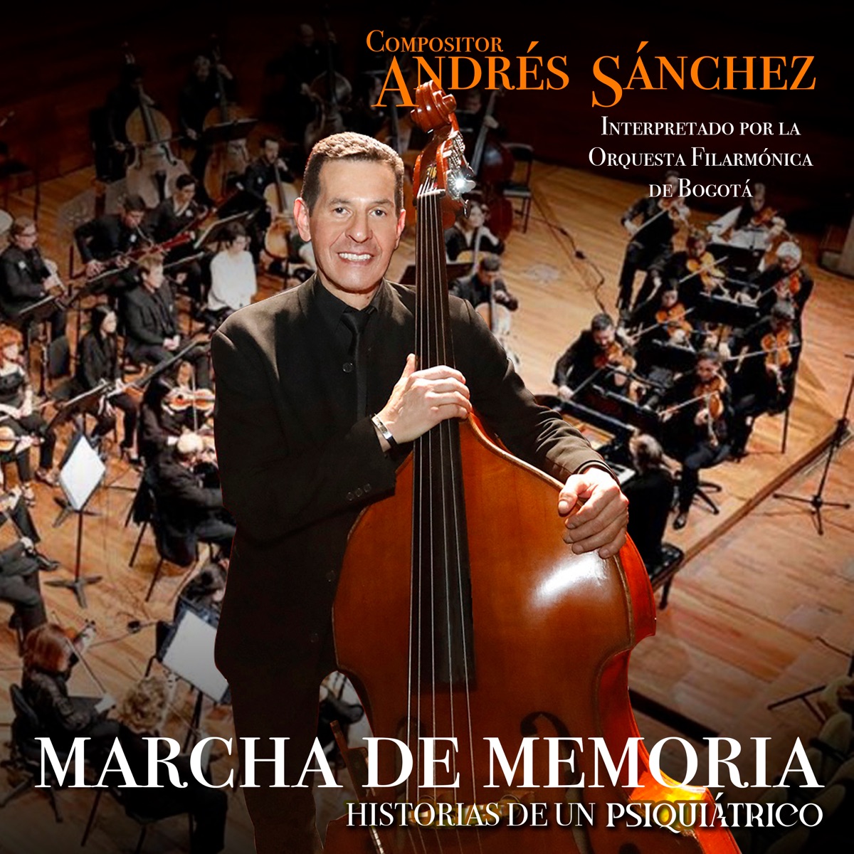 Marcha de Memoria - EP by Andrés Sánchez Angarita & Orquesta Filarmónica de Bogotá album cover