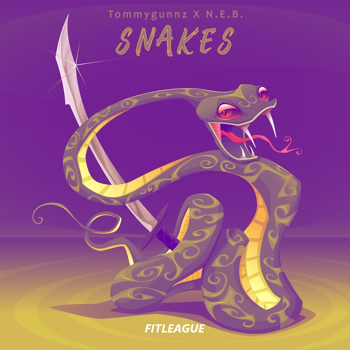 Snakes - Single by Tommygunnz & N.E.B. album cover