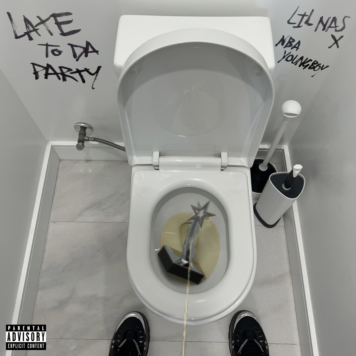 Late To Da Party (F*CK BET) - Single by Lil Nas X & YoungBoy Never Broke Again album cover artwork