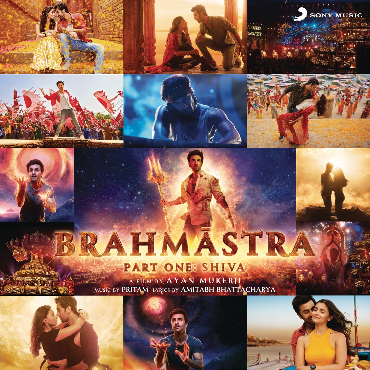 Brahmastra (Original Motion Picture Soundtrack) by Pritam & Amitabh Bhattacharya album cover
